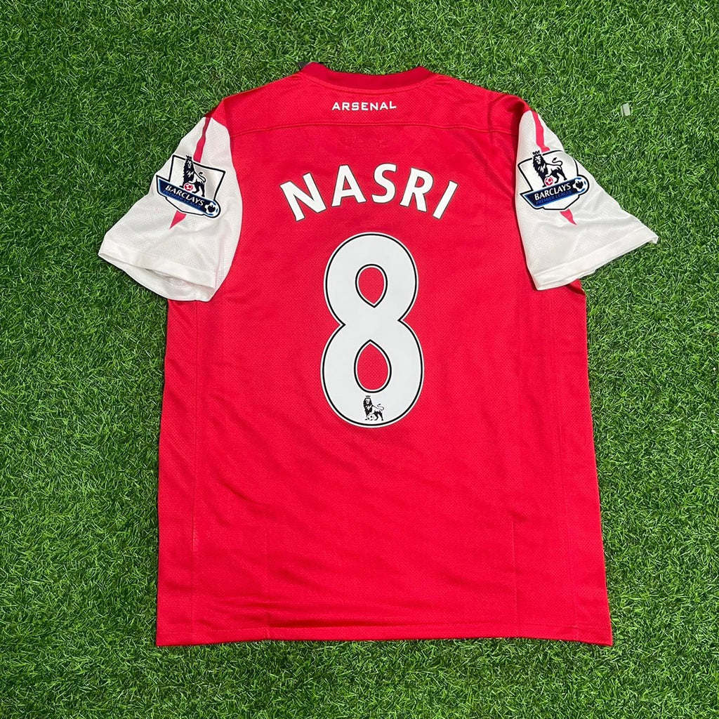 Samir Nasri Arsenal 2010-2011 Retro Kit Jersey – Back View
