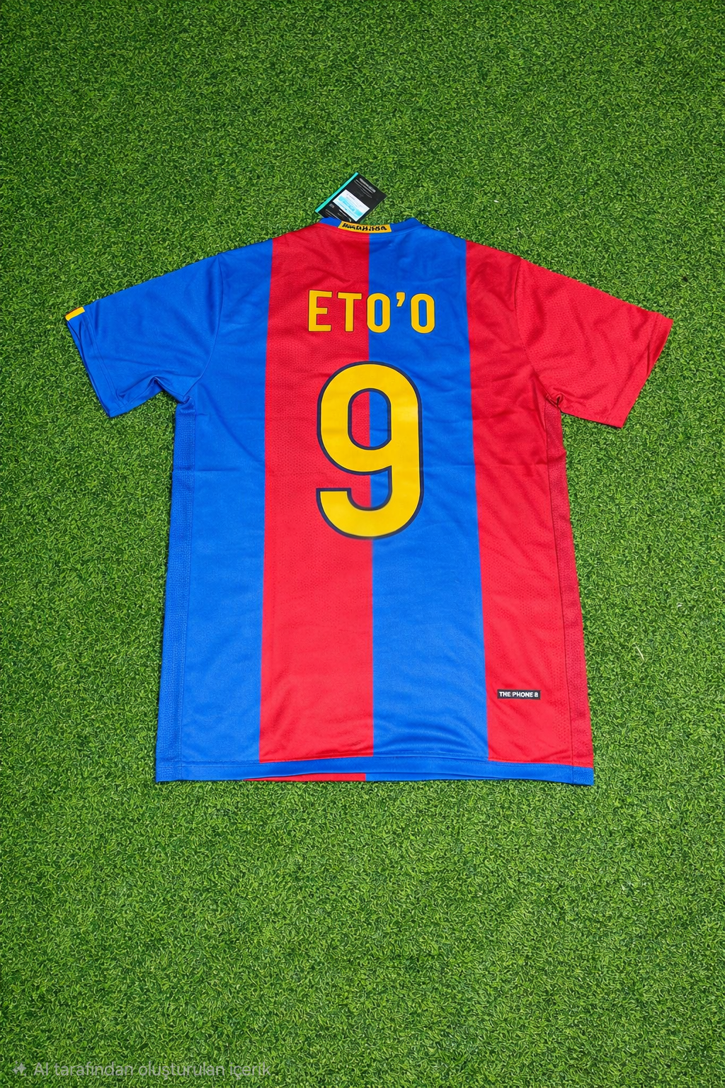 2006/07 Samuel Eto'o Barcelona Home Retro Football Jersey – Back View