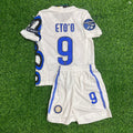 2010 Samuel Eto’o Inter 2011 White Dragon Retro Kids Football Jersey – Back View