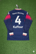 1997/98 Samuel Kuffour FC Bayern München Saison Langarm Heim Retro – Back View