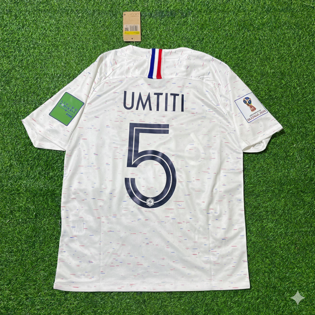 France 2018 World Cup Kit Jersey – Samuel Umtiti 5- – Back View