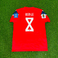 Sander Berge #8 Norway 2026 World Cup Home Football Jersey – Back View