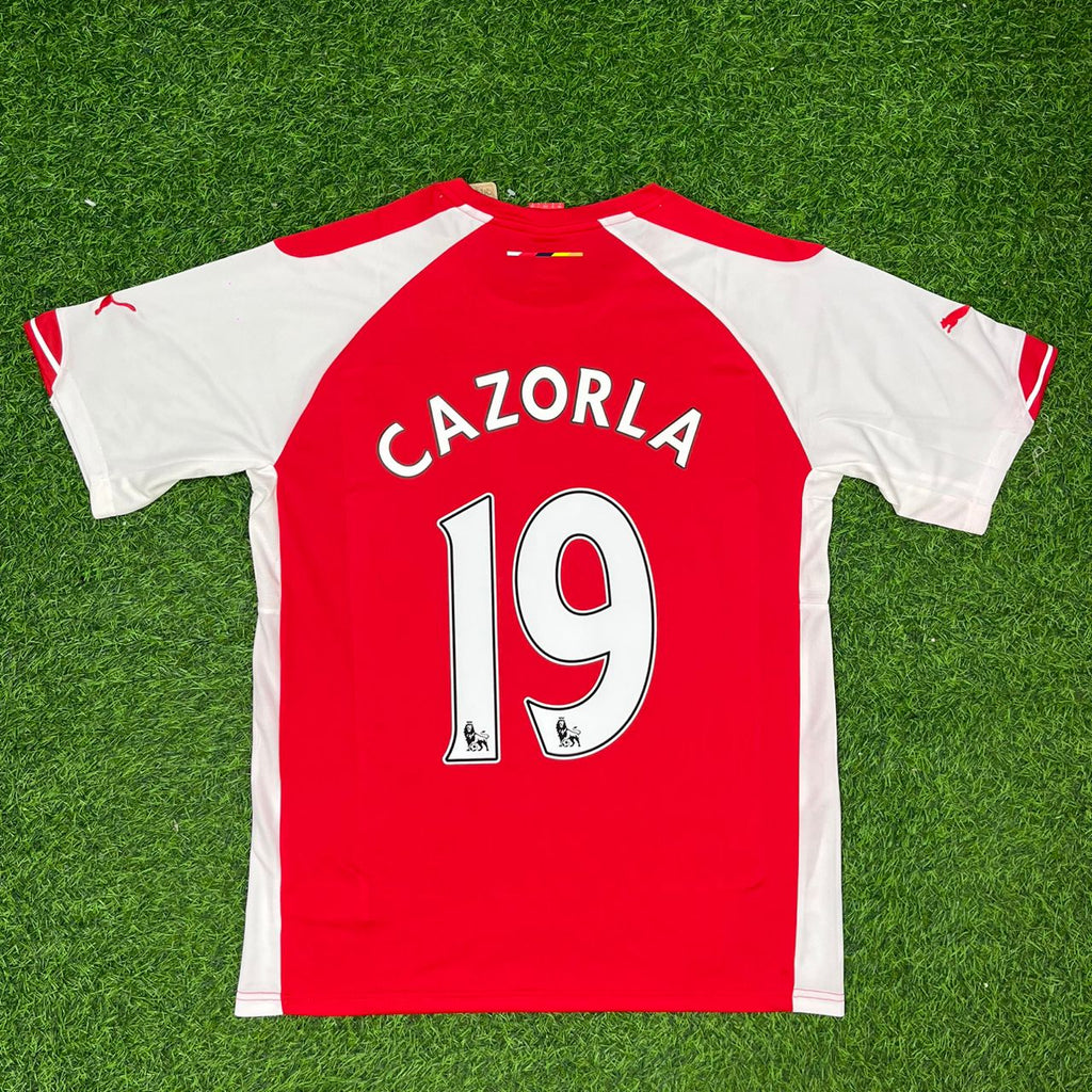 2014/15 Santi Cazorla Arsenal Home Football Jersey Collection – Back View