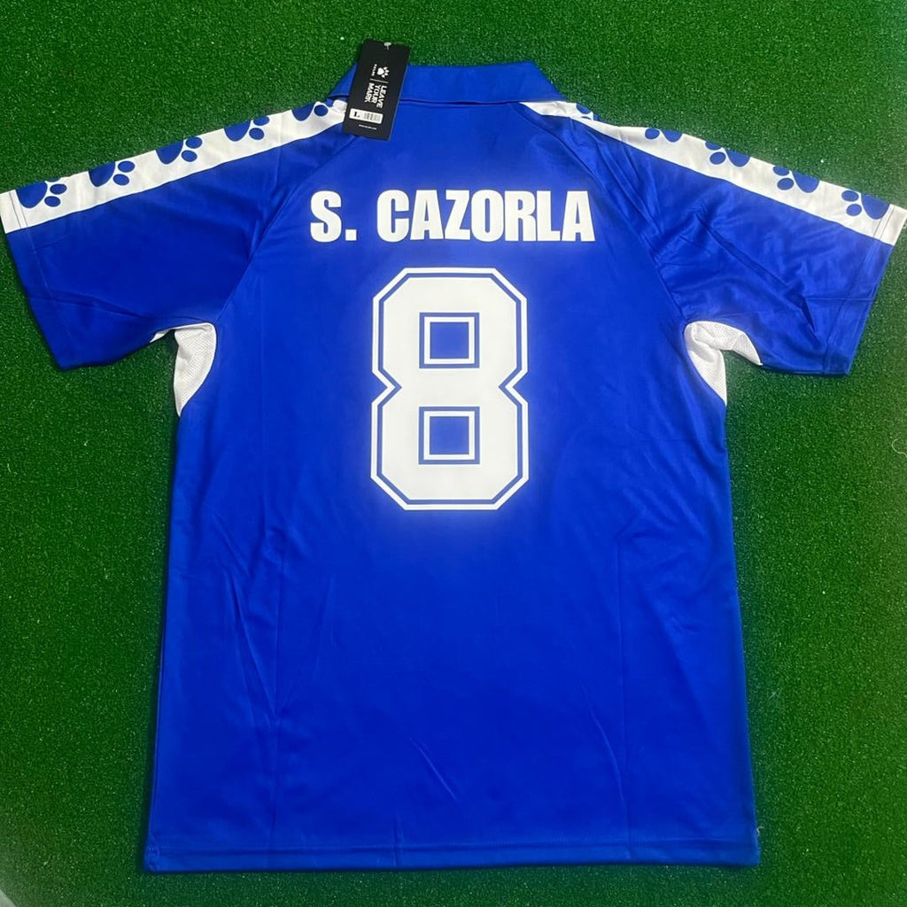 Santi Cazorla 8 – Real Oviedo Retro Kit Jersey – | | | – Back View