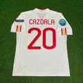 Spain EURO 2012 Final Retro Football Jersey – Santi Cazorla – Back View