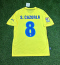 2005/06 Santi Cazorla Villarreal Retro Home Football Jersey Collection – Back View