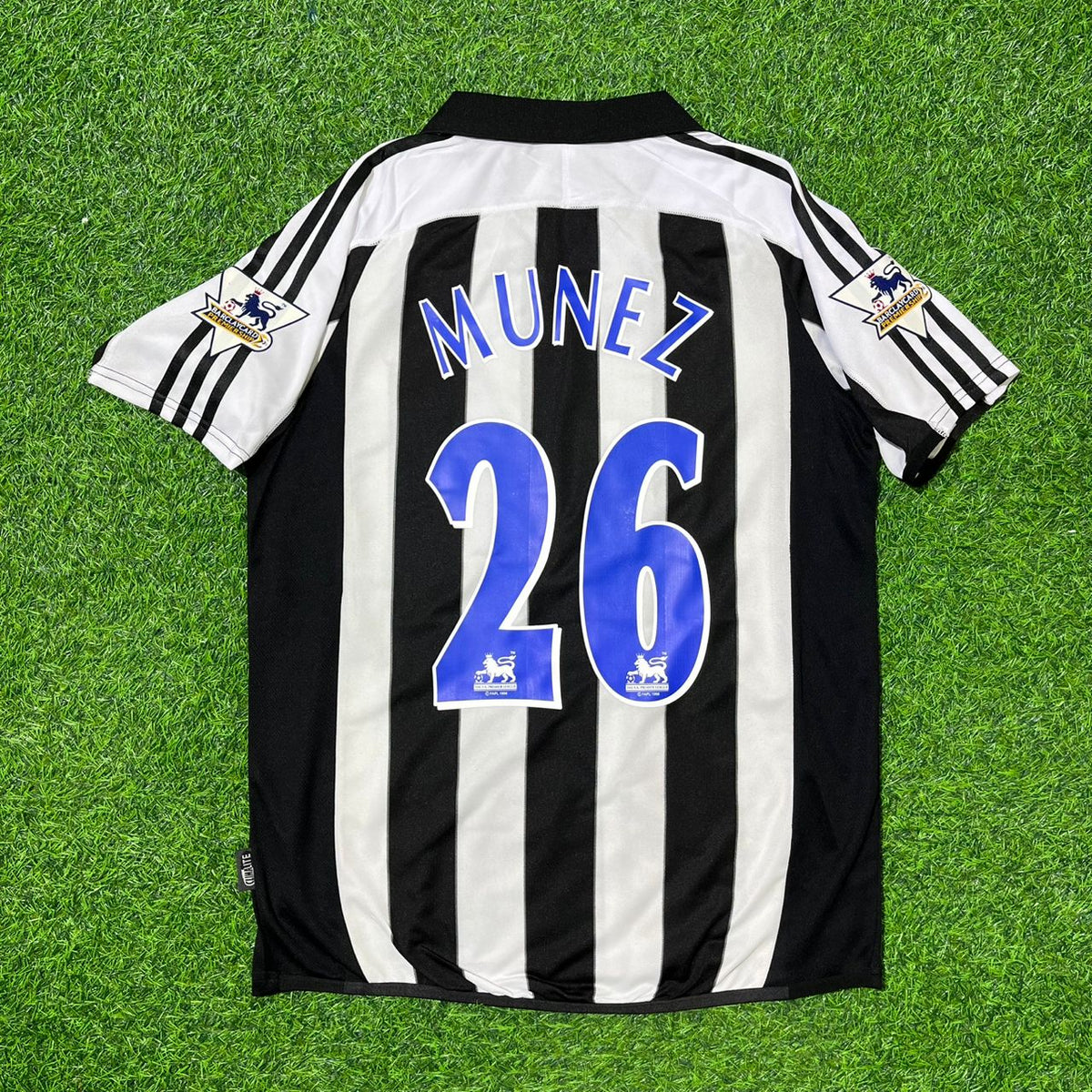 Santiago Munez Goal Kit Newcastle United Retro Football Jersey – Back View
