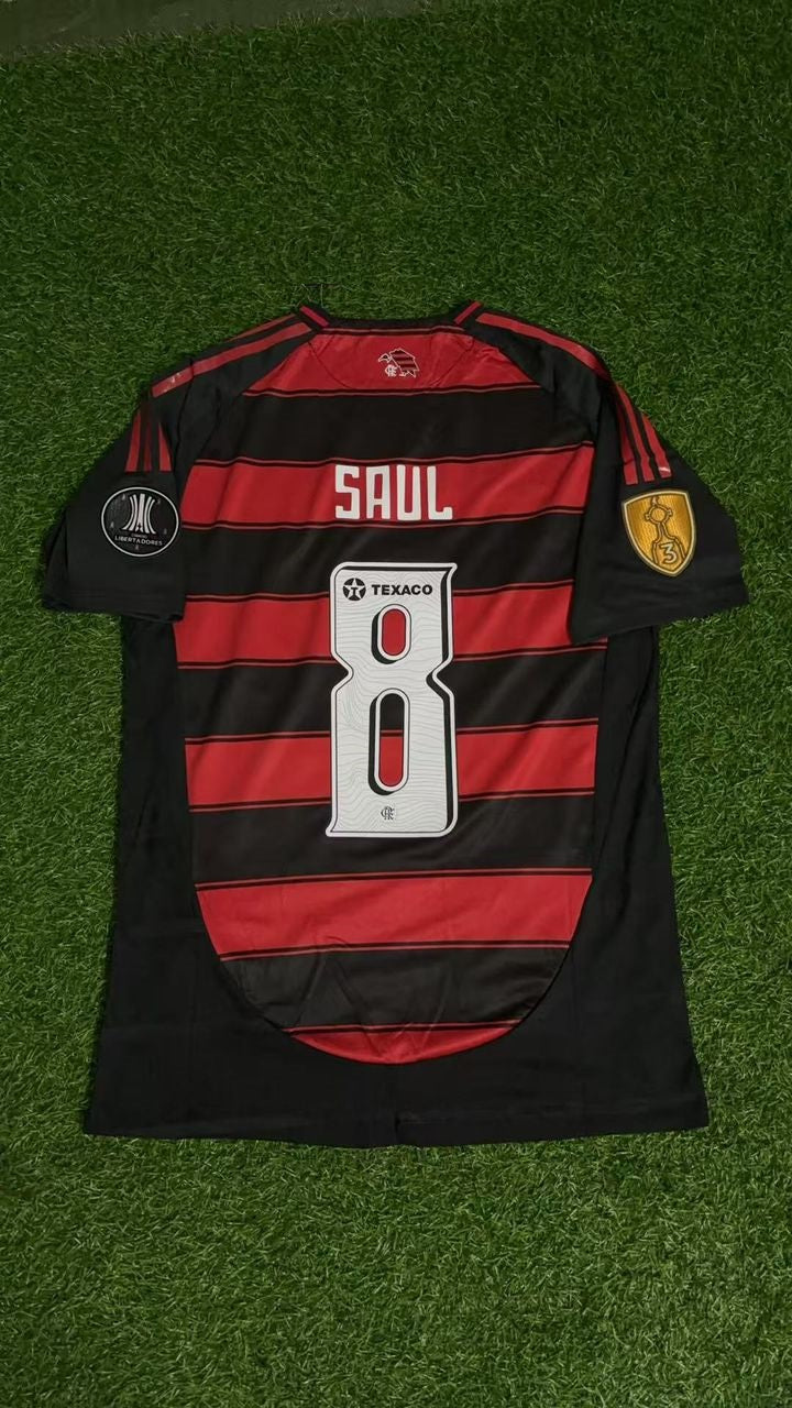2026 Saúl Niguez Flamengo Football Jersey Soccer – Back View