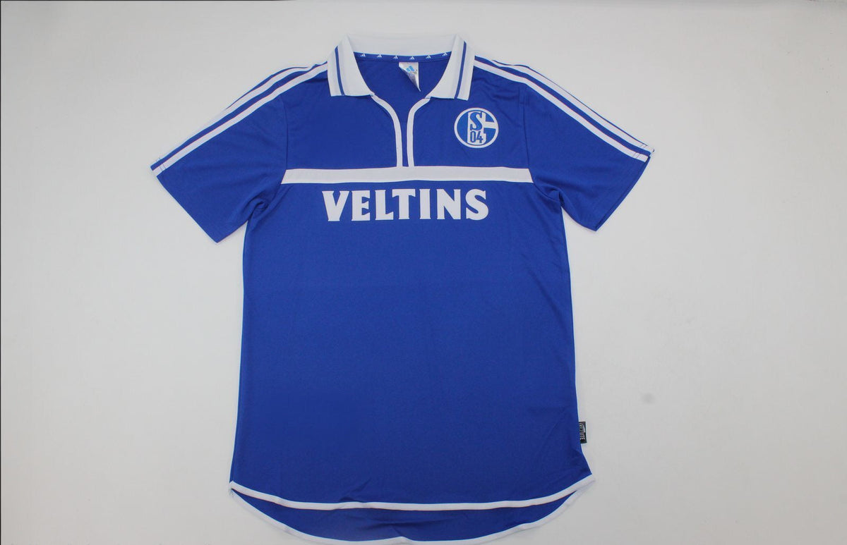 Schalke 04 2002/02 Saison Heim Retro – FC – Front View