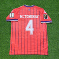 Scotland 2026 World Cup Away Orange Football Jersey – Scott McTominay #4 – Back View