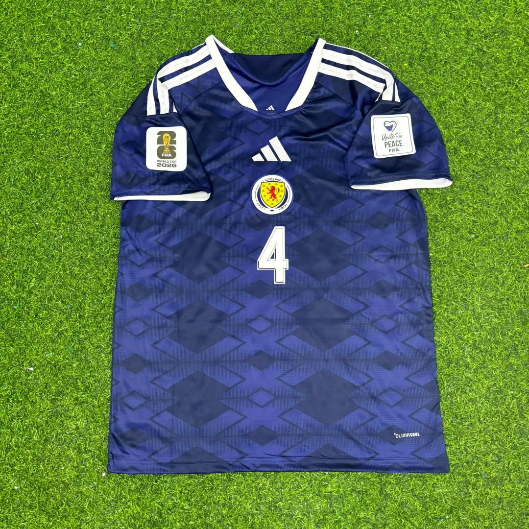 Scotland 2026 World Cup Football Jersey – Scott McTominay – Front View