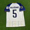 Sead Kolasinac Bosnia and Herzegovina 2026 World Cup White Football Jersey – Back View