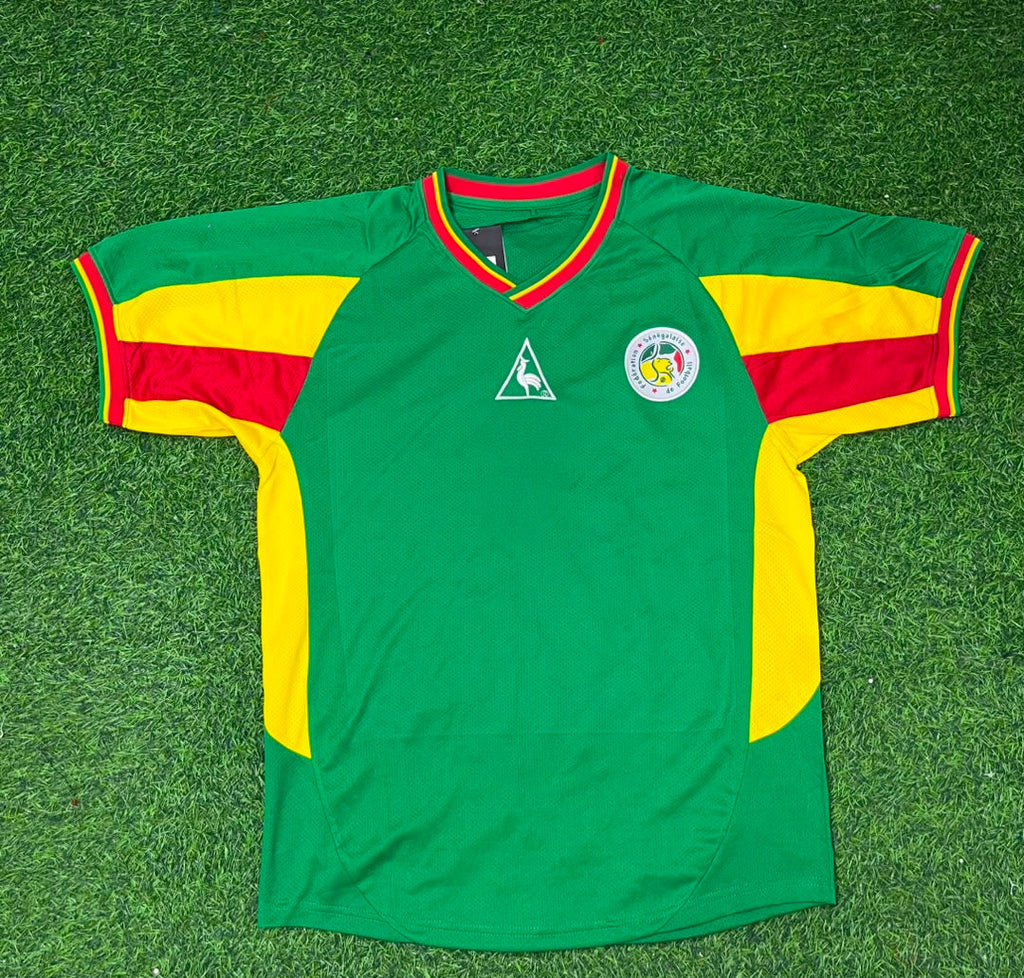 Tony Sylva Senegal 2002 World Cup Retro Goalkeeper Jersey – Front View