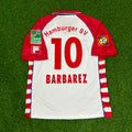 Sergej Barbarez #10 Hamburger SV Heim Retro – Back View