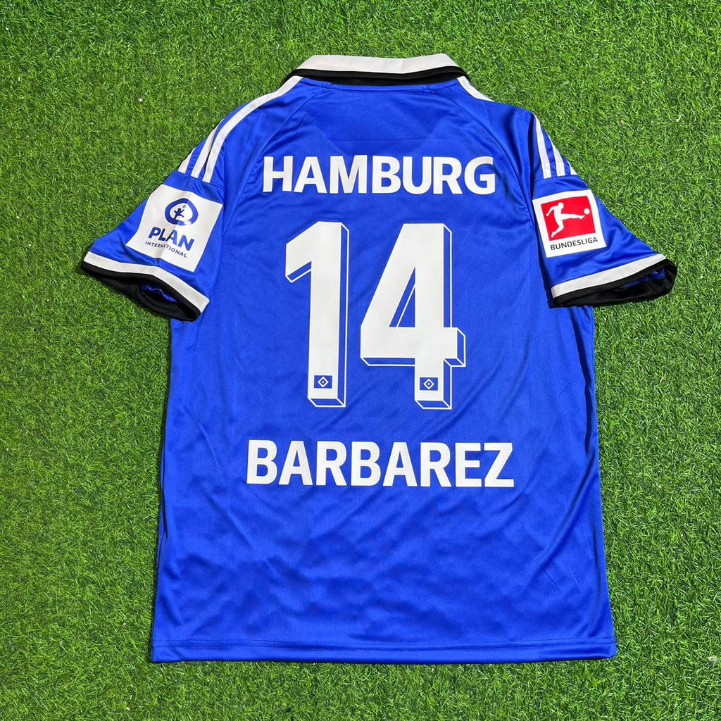 Sergej Barbarez #14 Hamburger SV Heim Retro – Back View