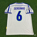 1998 Brazil World Cup Serginho #6 Retro Football Jersey – Back View