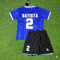 Argentina 1986 World Cup Final Blue Kids Retro Football Jersey – Sergio Batista 2- – Back View