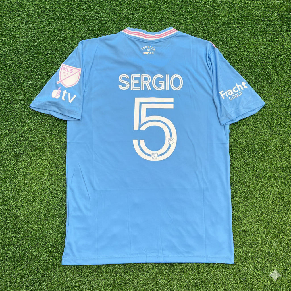Inter Miami 2026 New Season Jersey – Sergio Busquets 5 – Back View