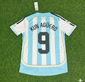 Sergio Kun Agüero Argentina Retro Football Jersey – Back View