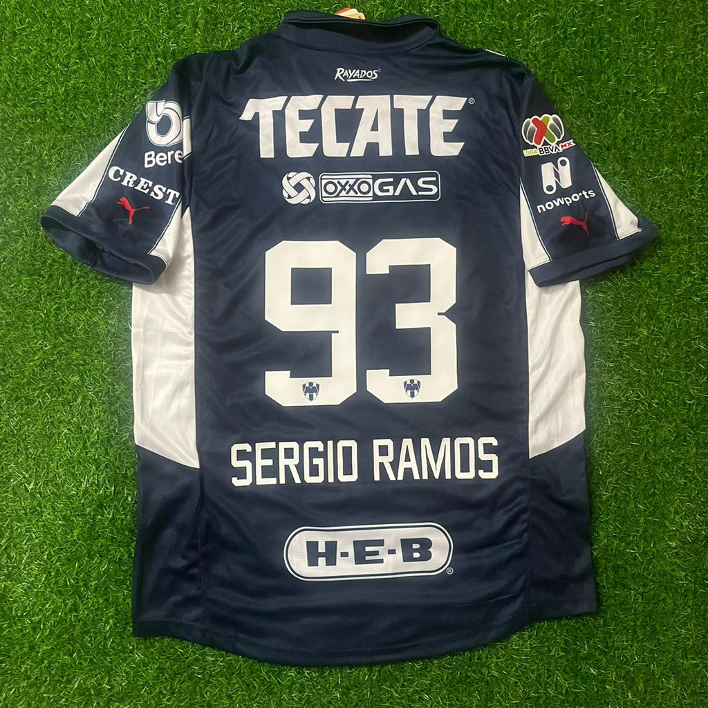 Sergio Ramos Monterrey Home Soccer Jersey Tirkot – Front View