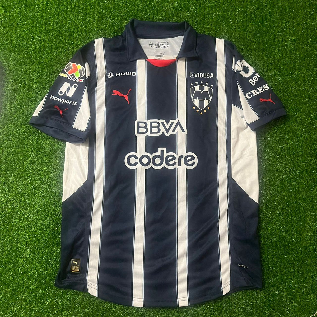 Sergio Ramos Monterrey Home Soccer Jersey Tirkot – Detailed View
