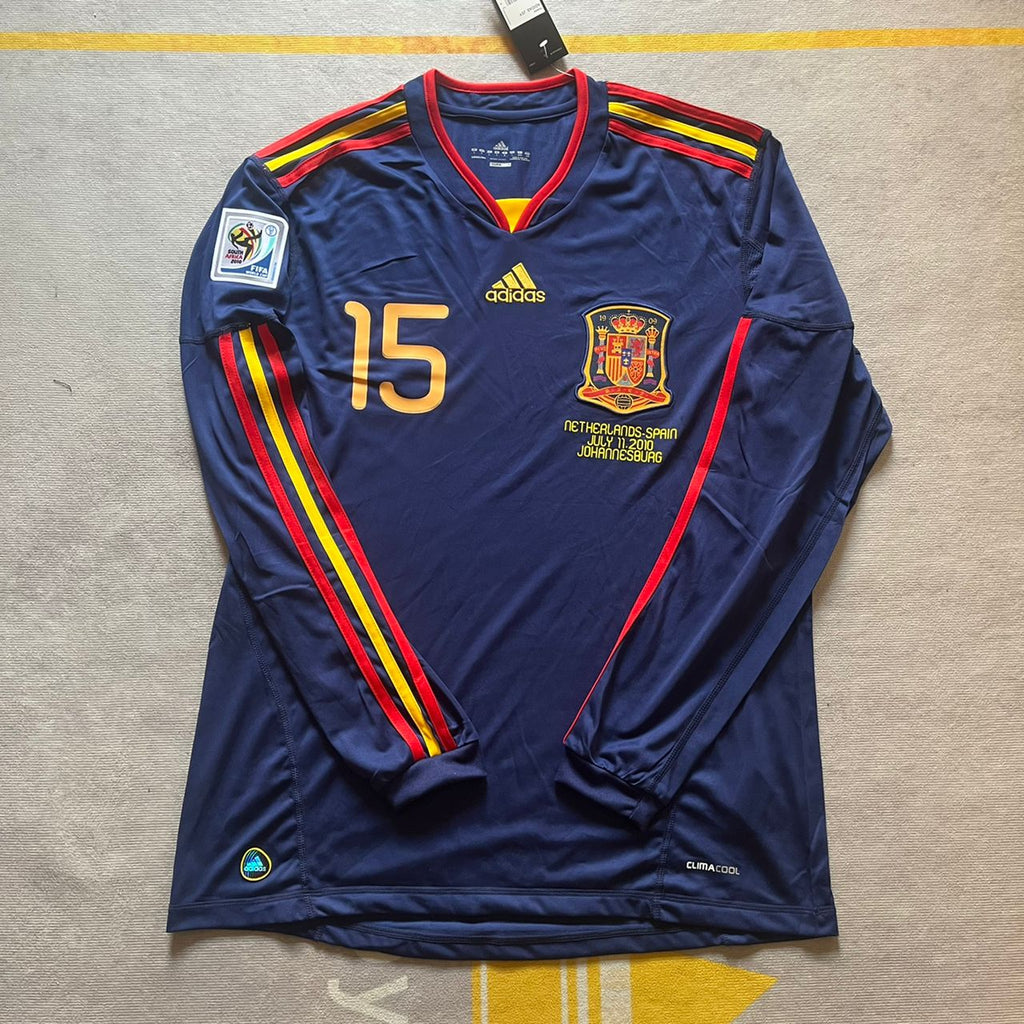 Sergio Ramos - Spain 2010 World Cup Final Retro Jersey – 5