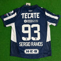 Sergio Ramos Monterrey Home Soccer Jersey Tirkot – Back View