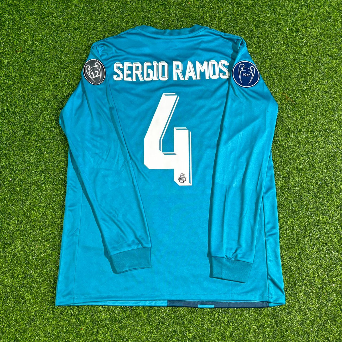 2018 Sergio Ramos Retro Football Jersey – Back View
