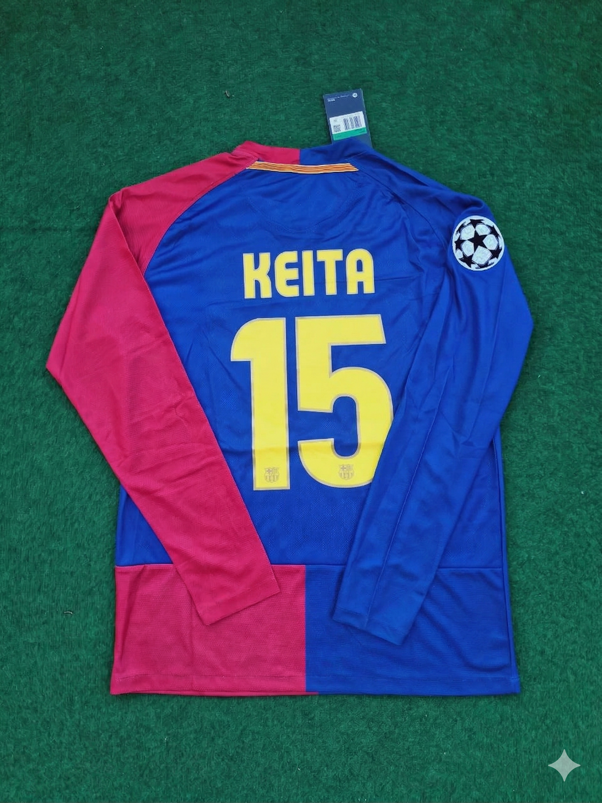 Barcelona 2009 Champions League Final Retro Jersey – Seydou Keita – Back View
