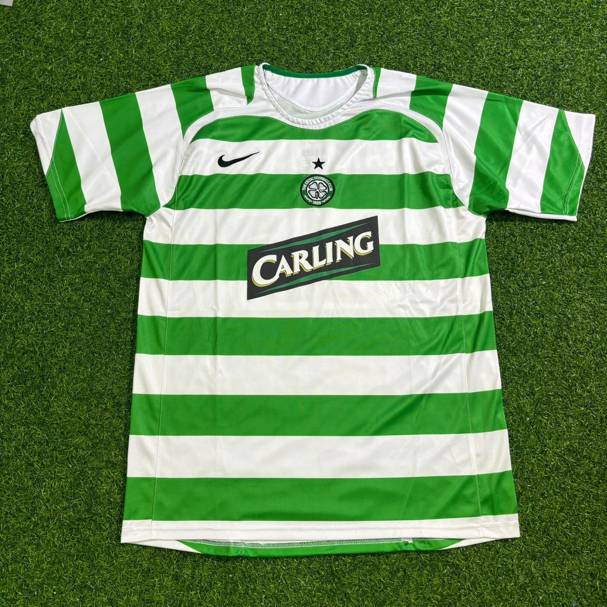 2005/07 Shunsuke Nakamura Celtic Retro Home Football Jersey – Front View