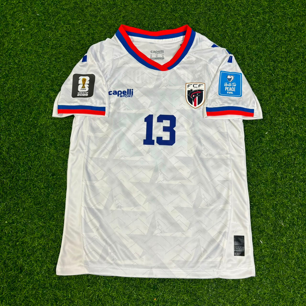 2026 Cape Verde World Cup Sidny Lopes Cabral Away White Football Jersey – Front View