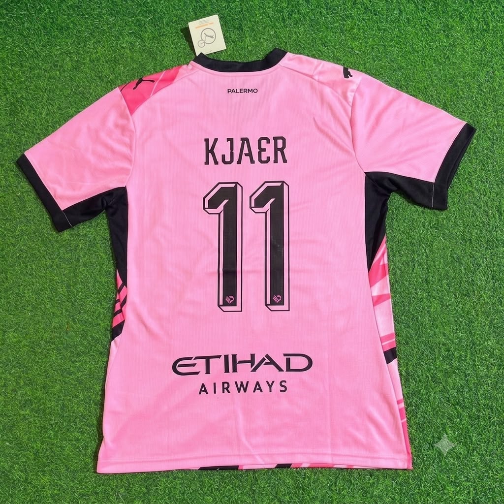 Simon Kjaer Palermo Special Football Jersey – Back View