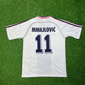 Sinisa Mihajlovic Yugoslavia Retro Black Kit Jersey – Back View