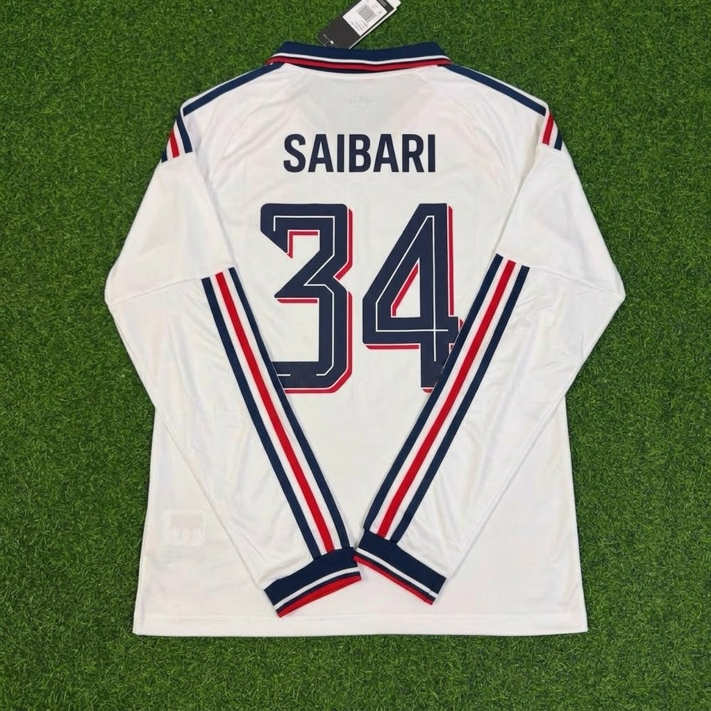 Ismael Saibari #34 Bayern Munchen 2027 Away Long Sleeve New season – Back View