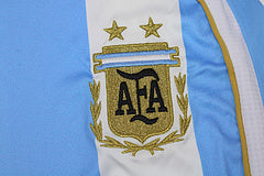 Lionel Messi Argentina 2006 World Cup Retro Long Sleeve Football Jersey – 7