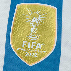 Lionel Messi 10- Argentina 2022 Qatar World Cup Champion Home Jersey – 4