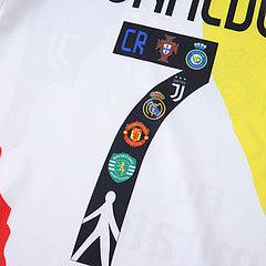 Cristiano Ronaldo #cr7 GOAT Combo All Teams Special Jersey – Detailed View