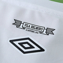 Neymar Jr 10 Santos Home White Retro Football Jersey – Detailed View