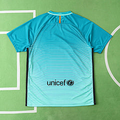 15/16 Barcelona Blue Retro Jersey – Back View