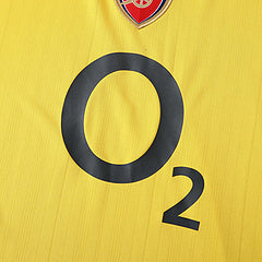 Arsenal 05/06 Yellow Retro Football Jersey – 6