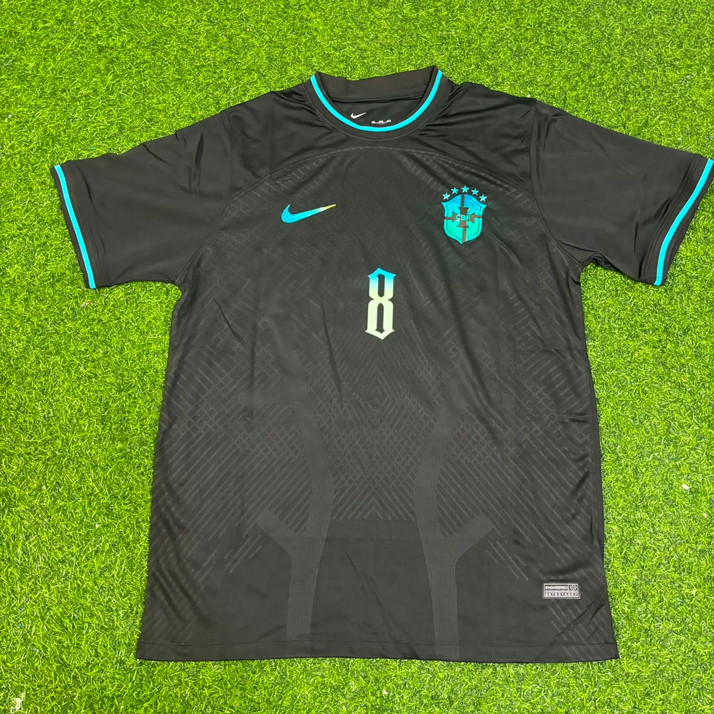Brazil Retro Football Jersey – Socrates – Front View