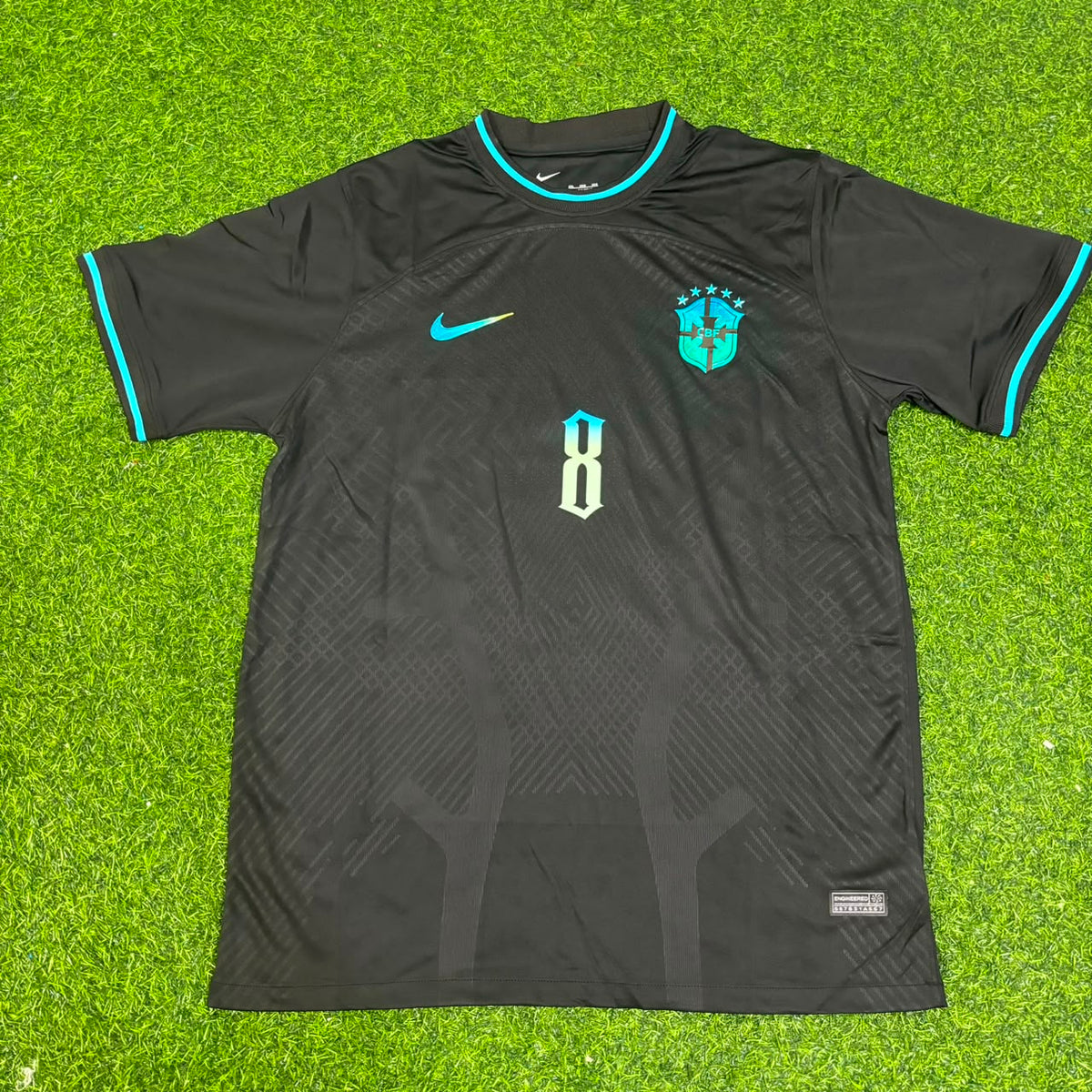 Brazil Retro Football Jersey – Socrates – Front View