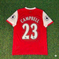 Arsenal 2006/2008 Season Retro Jersey – Sol Campbell #23 – Back View