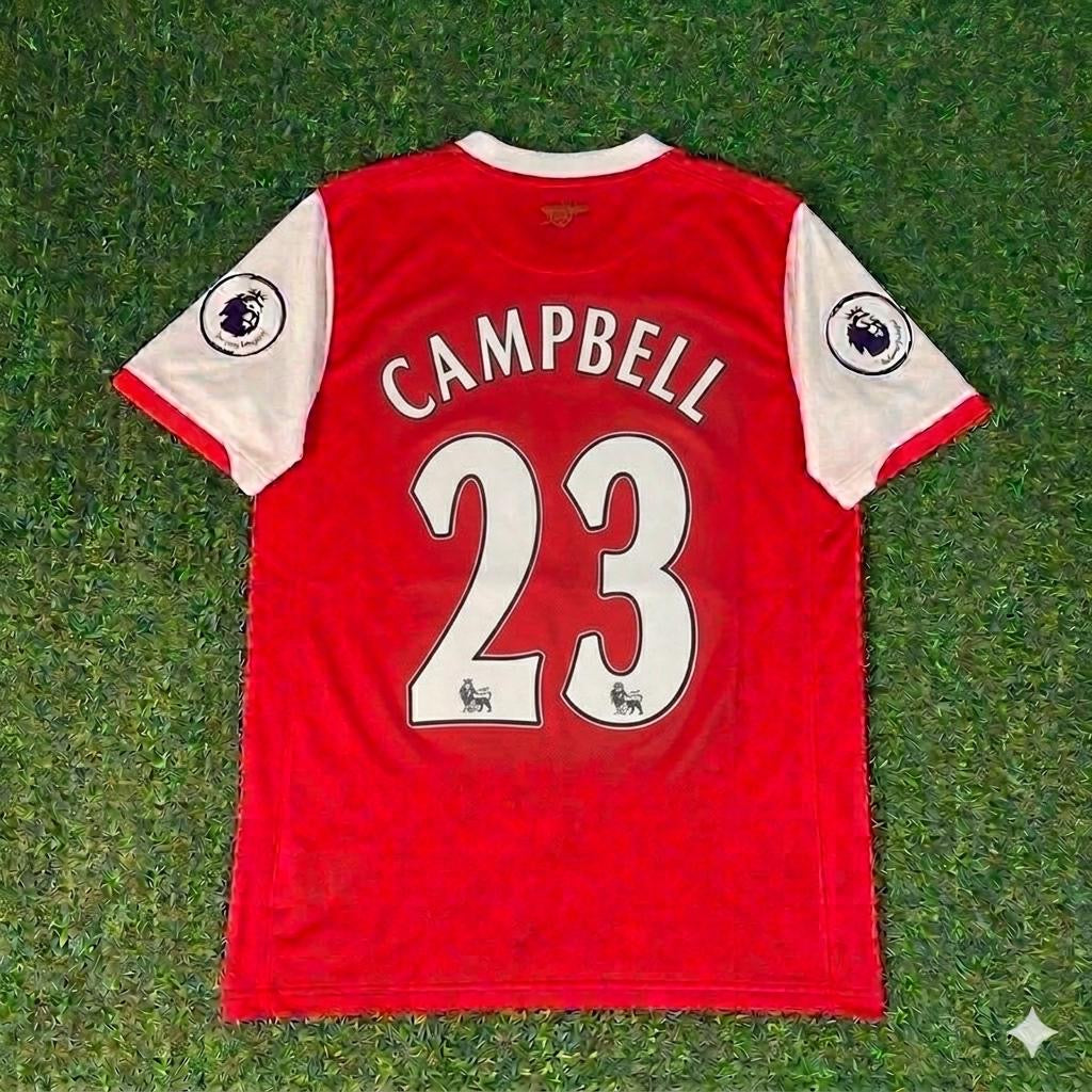 Arsenal 2006/2008 Season Retro Jersey – Sol Campbell #23 – Back View