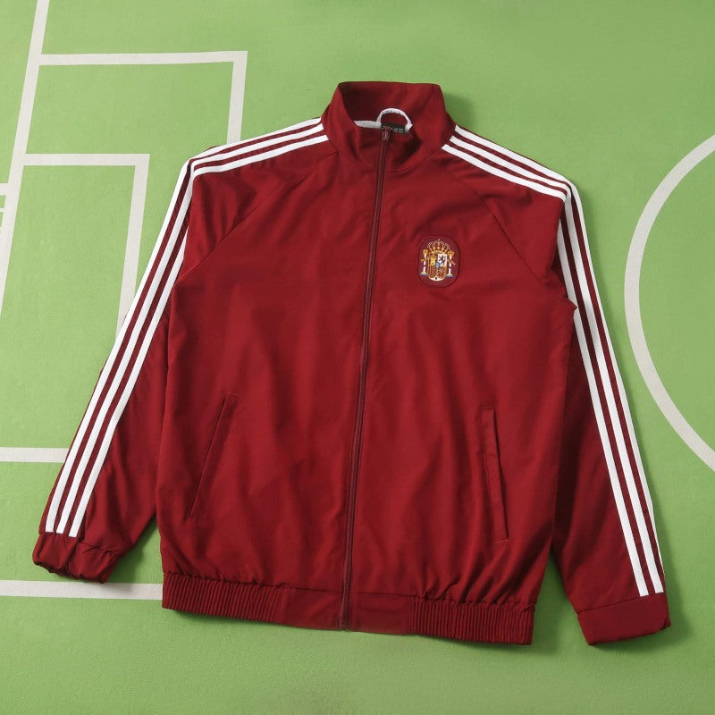 Spain 2026 World Cup Red Windbreaker Jacket – Back View