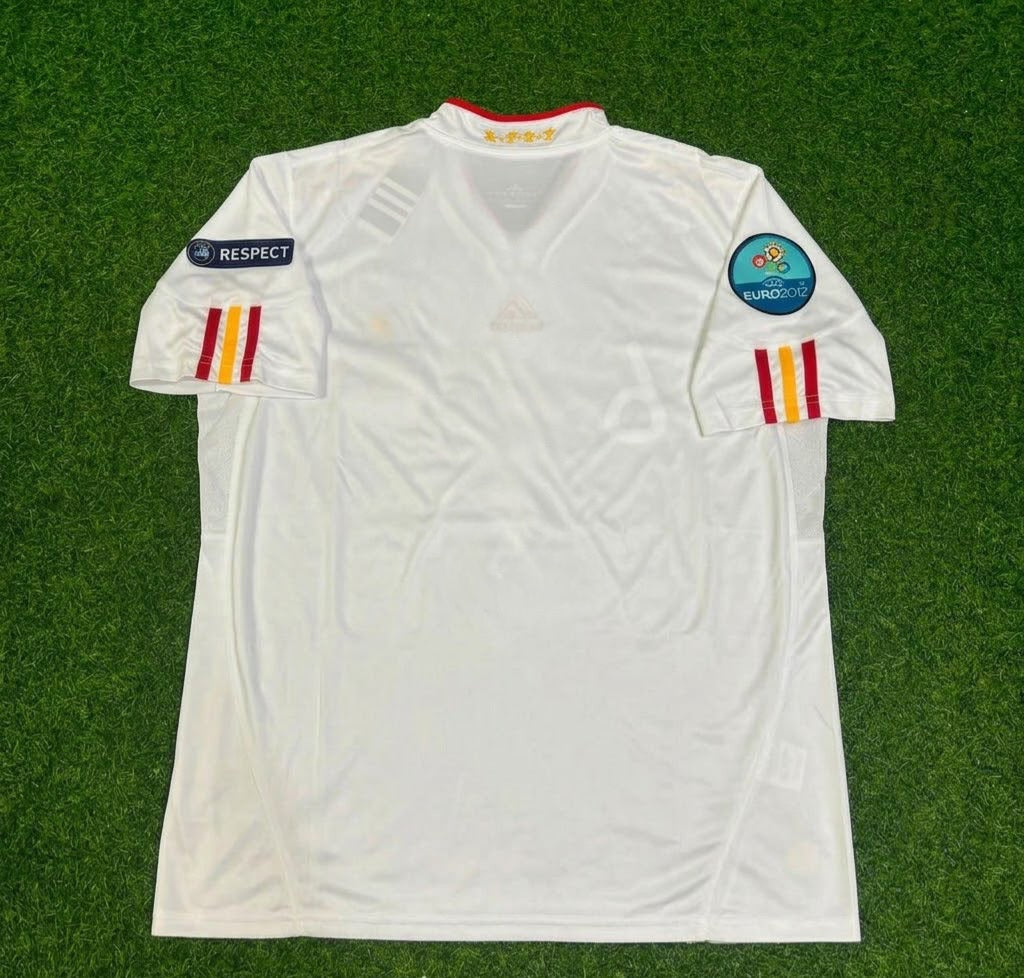 Spain EURO 2012 Final Retro Football Jersey – Back View
