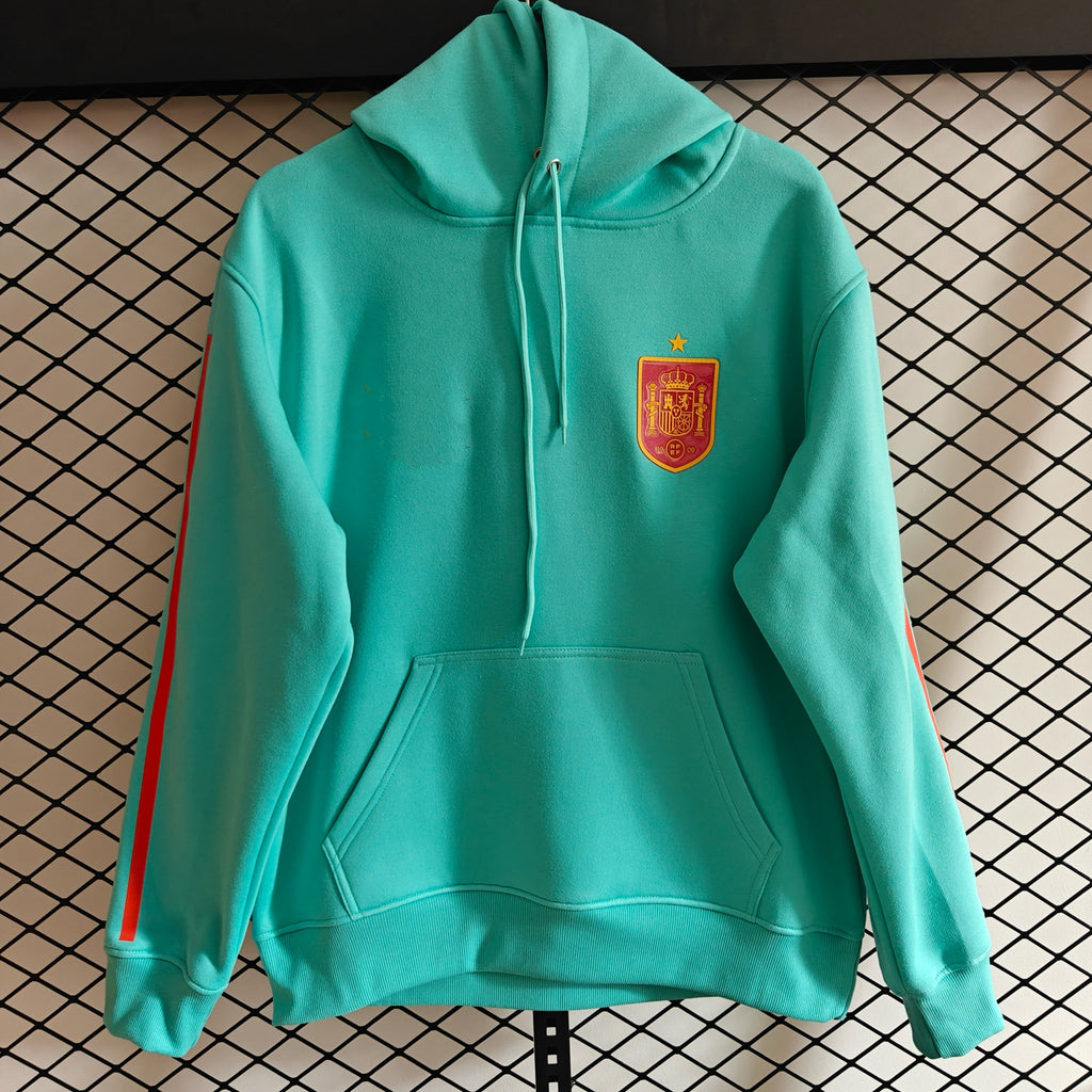 Spain - Hoodie Winter Fleece- Football Kapuzenpullover Paradise Edition – 5