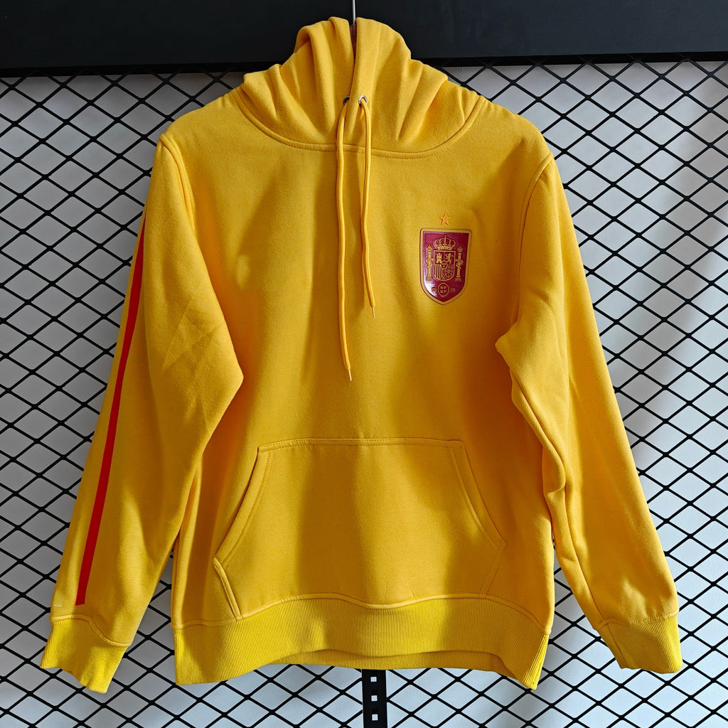Spain - Hoodie Winter Fleece- Football Kapuzenpullover Paradise Edition – Detailed View