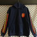 Spain - Hoodie Winter Fleece- Football Kapuzenpullover Paradise Edition – Back View