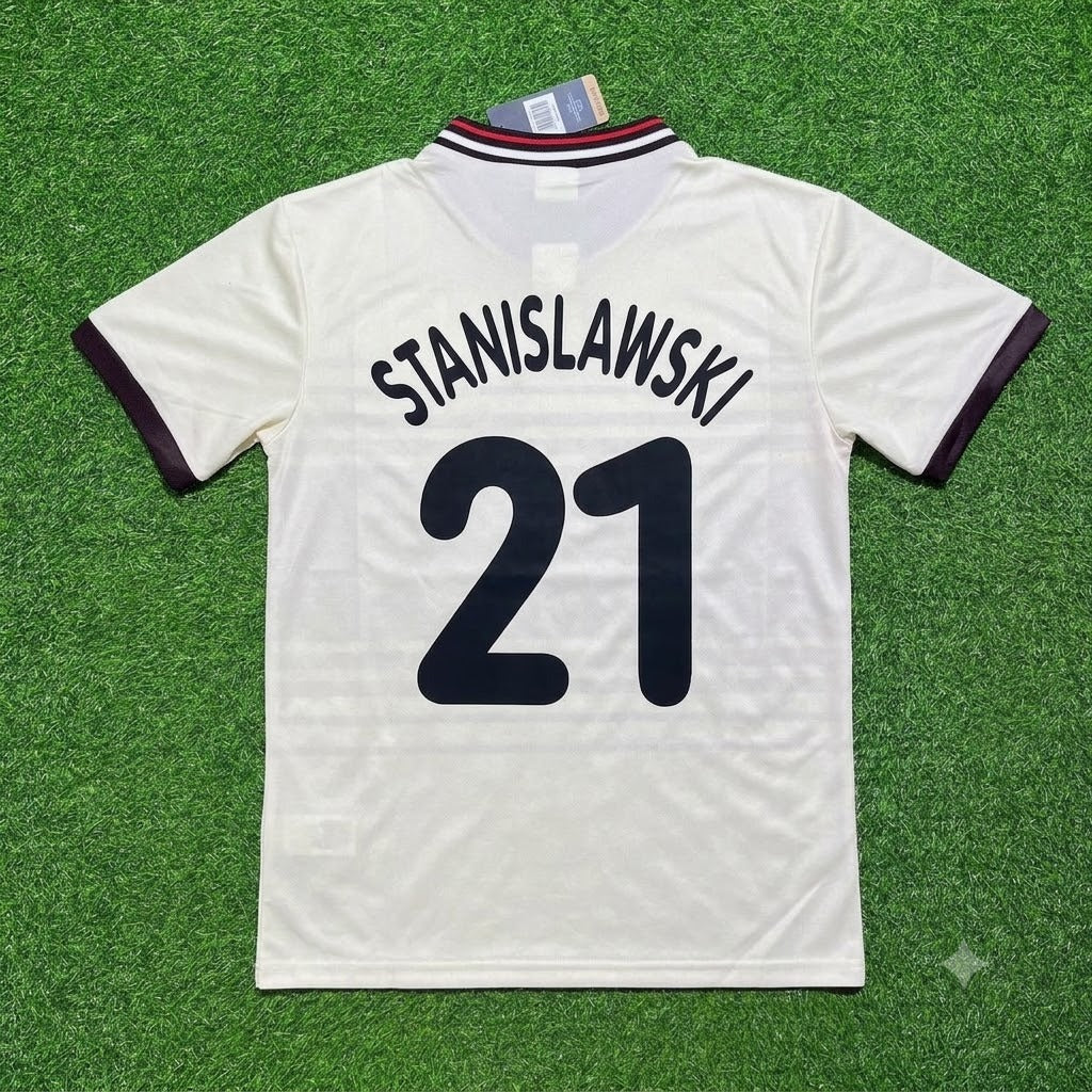 Holger Stanislawski St. Pauli 1997/98 Retro Football Jersey – Back View